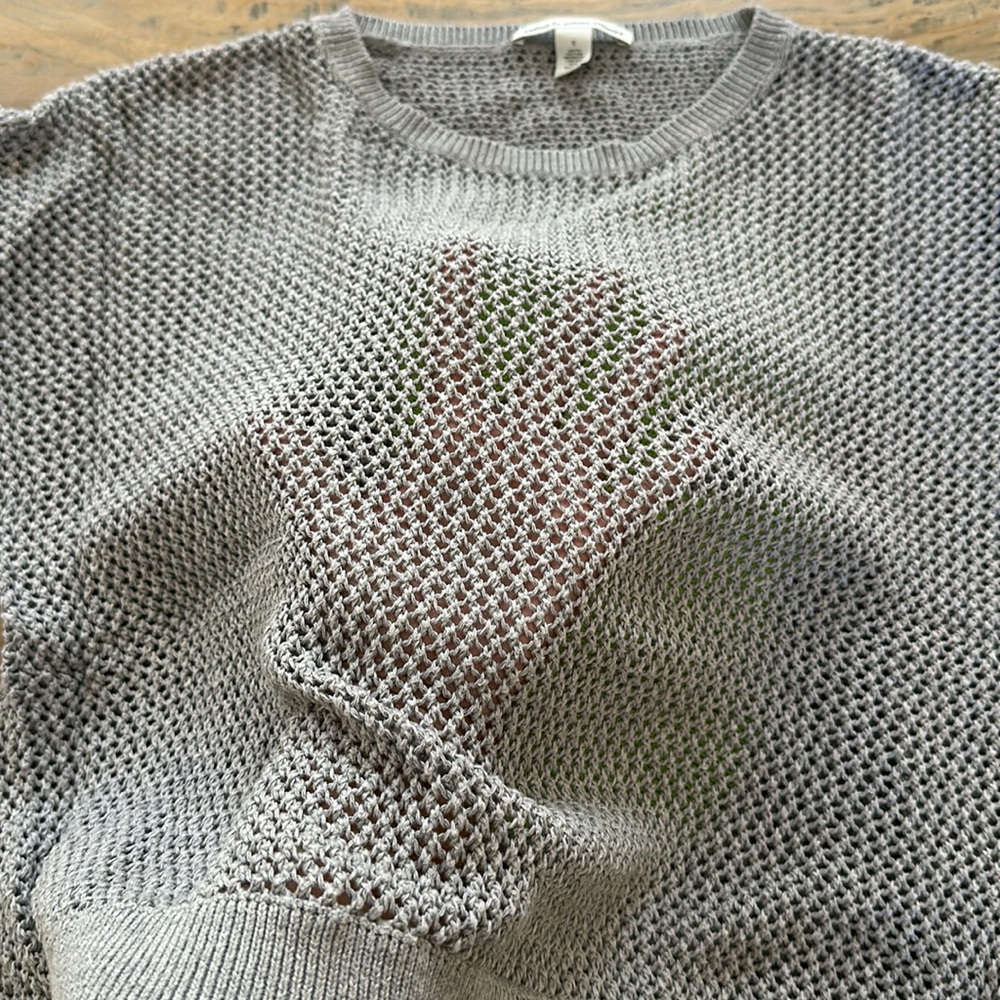 Cotton by Autumn Cashmere - Crochet Skull sweater. 100% Cotton. Size S - so cute - Picture 8 of 9